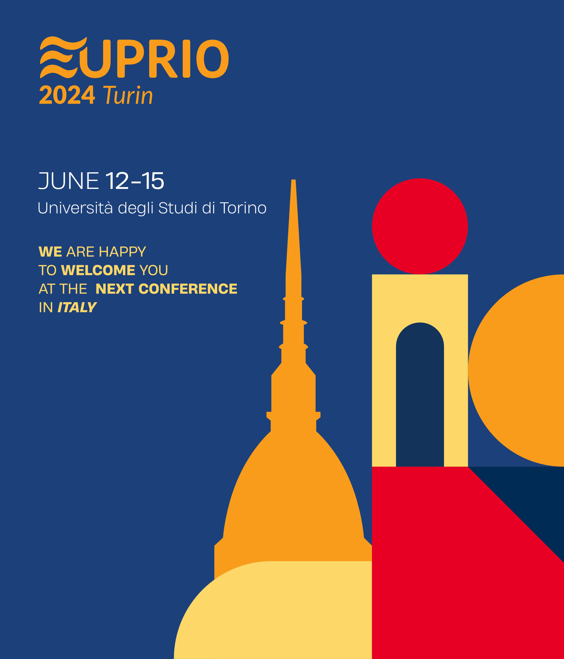 Euprio Conference 2024 at the University of Turin (Italy)